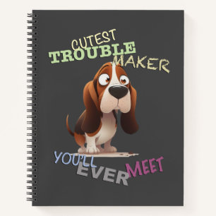 Dog Cuttest Trouble Maker Cute Adorable Funny  Notebook