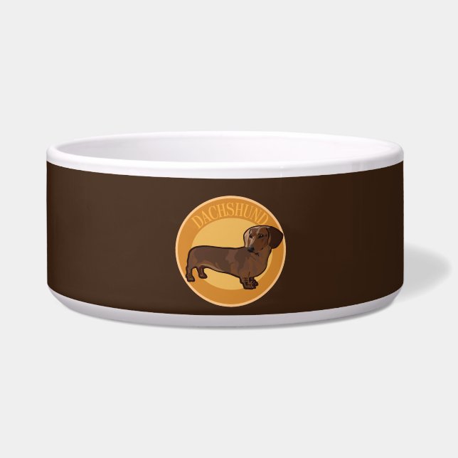 Dog Dachshund Bowl (Front)