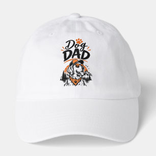 Dog Dad Adventure Mountain Dog Lover Hat