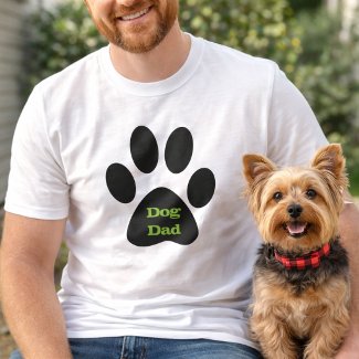 Dog Dad Black Mens