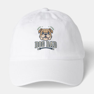 Dog Dad Bulldog Gift Tee Hat