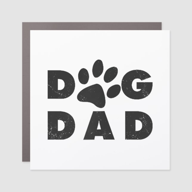 Dog Dad classic Car Magnet (Front)