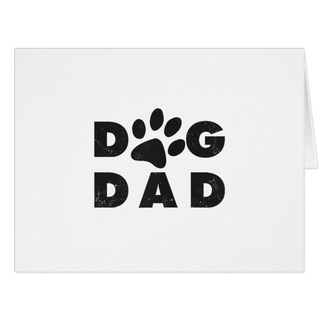 Dog Dad classic Cards (Front Horizontal)