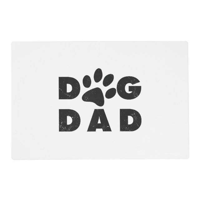 Dog Dad classic Placemat (Front)