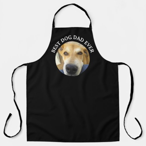 Dog Dad Custom Dog Photo Chef Apron