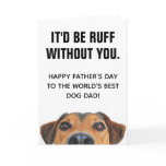 Dog Dad Father's Day Card Dog Dad Father's Day Card
