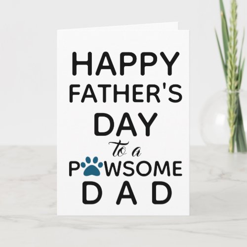 Dog Dad From the Dog Fathers Day Card