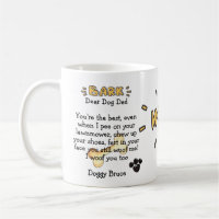Dog Dad Funny Cute Mug Personalized Gifts For Men