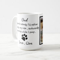 Dog Dad Funny Father's Day - Birthday Dog Dad Coffee Mug