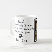 Dog Dad Funny Father's Day - Pet Photo Coffee Mug