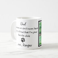 Dog Dad - Funny Father's Day Photo Coffee Mug