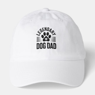 Dog Dad Gift Idea - Legendary Dog Dad Design Hat
