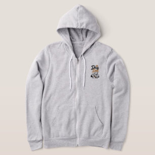 Dog Dad Golden Retriever Mountain Hoodie