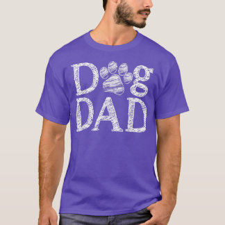 Dog Dad Graphic Father`s Day Gift Dog Lover Gift T-Shirt