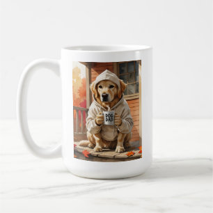 Dog Dad Life Poster – Porch Coffee & Puppy Cuddles Coffee Mug