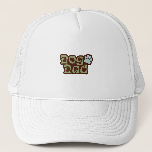 Dog Dad Logo Trucker Hat (Front)