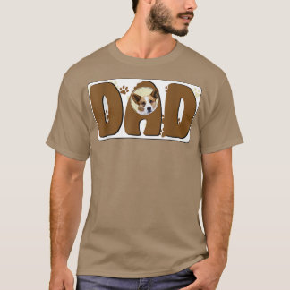 Dog Dad O Cardigan Welsh Corgi  T-Shirt