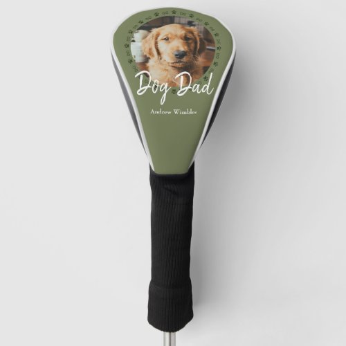 Dog Dad Pet Photo Golf Head Cover