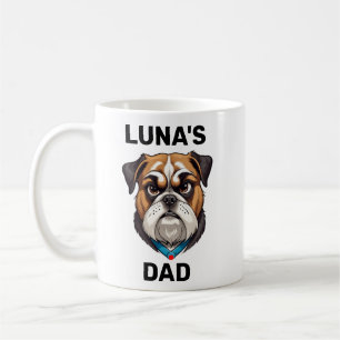 Dog Dad Photo Christmas Mug - Personalized Gift