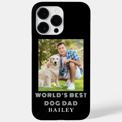 Dog Dad Photo Name Case_Mate iPhone 14 Pro Max Case