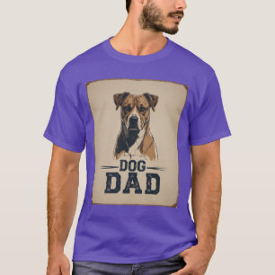Dog Dad Pride – Bold Canine Tribute Art T-Shirt