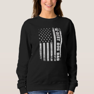Dog Dad Puppy Father Quote Fathers Day Saying Sweatshirt