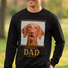 Dog Dad Since Personalized Pet Photo with Name