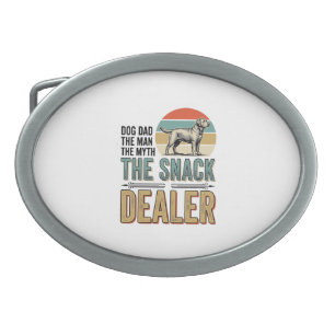 Dog Dad Snack Dealer Vintage Dog Lover Shirt_1 Belt Buckle