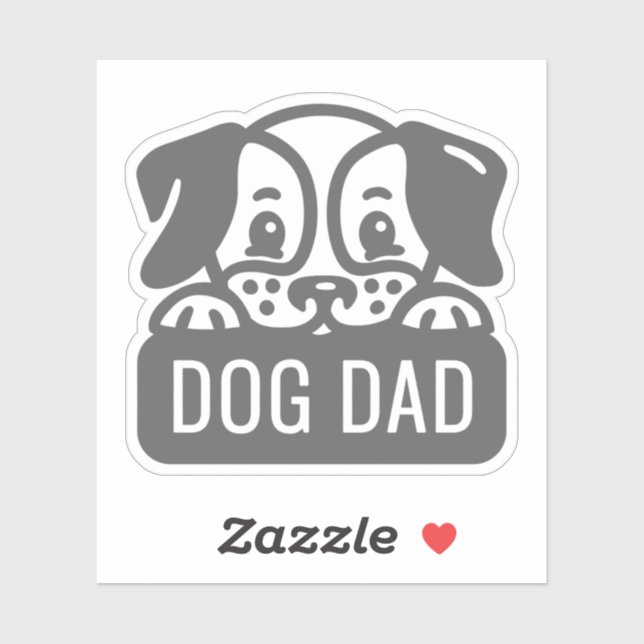 Dog Dad Sticker (Sheet)