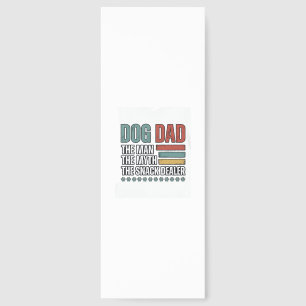 Dog Dad The Snack Dealer Vintage Paw Print Shirt_1 Bookmarks