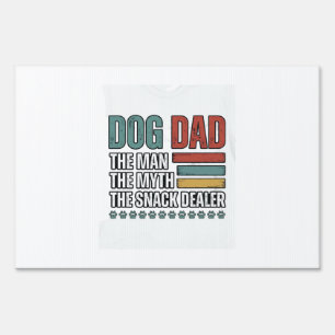 Dog Dad The Snack Dealer Vintage Paw Print Shirt_1 Sign