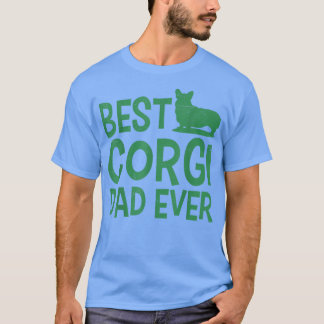 Dog Daddy Best Corgi Dad Ever  T-Shirt