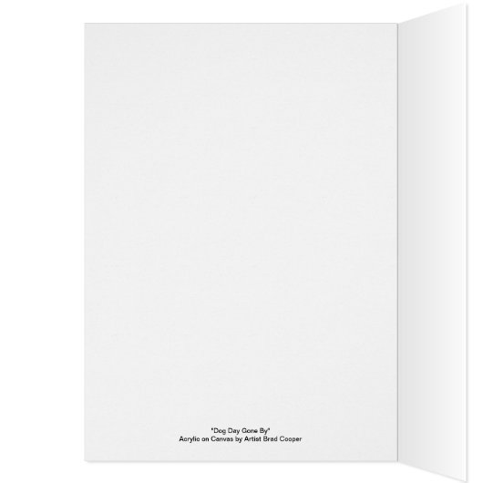 "Dog Day Gone By" (Inside (Left))