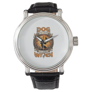 Dog Day Witch Night Halloween Wolf Moon Bats_1 Watch