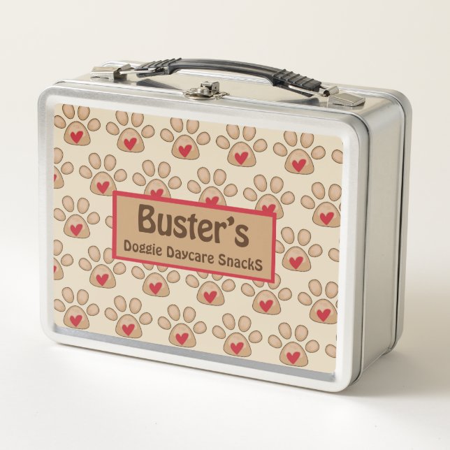 Dog Daycare Personalized Lunch Box  (Front)