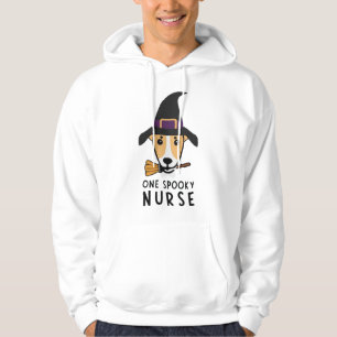 Dog Days of October One Spooky Nurse Dog Hoodie