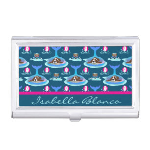 Dog Days Of Summer Business Card Case