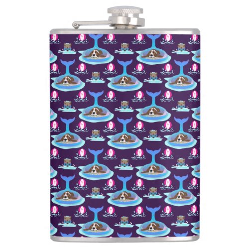 Dog Days Of Summer Flask