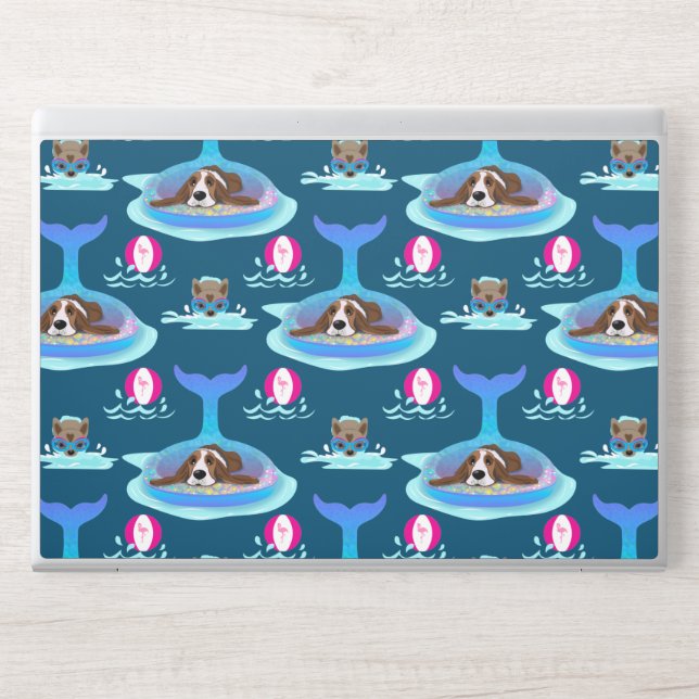 Dog Days Of Summer HP Laptop Skin (Front)
