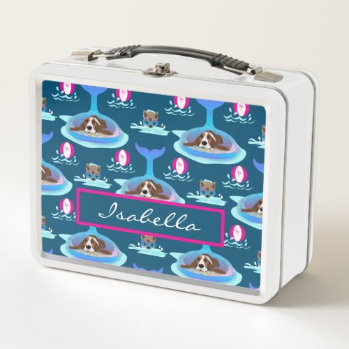 Dog Days Of Summer Metal Lunch Box