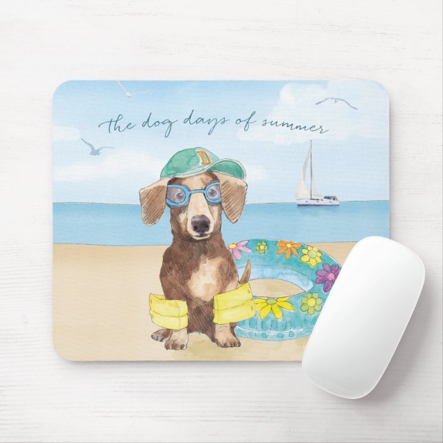 Dog Days of Summer Mouse Pad (With Mouse)