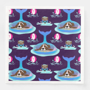 Dog Days Of Summer Paper Dinner Napkins