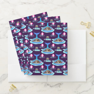 Dog Days Of Summer Pocket Folder