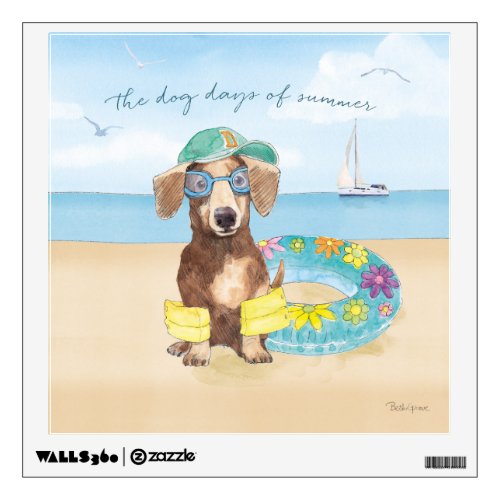 Dog Days of Summer Wall Decal