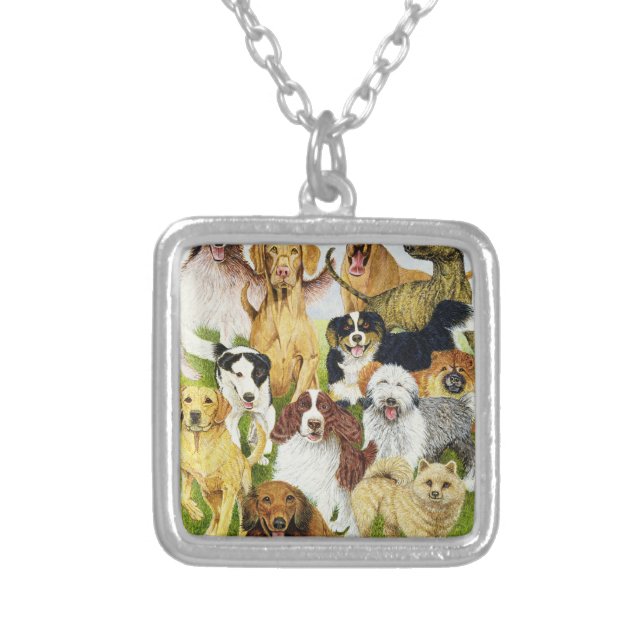 Dog Days Silver Plated Necklace (Front)
