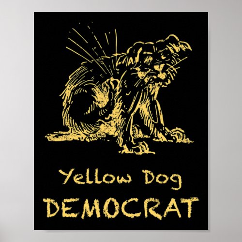 Dog Democrat Election 2020 For Biden Harris  Poster