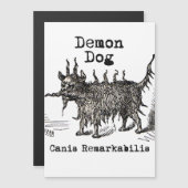Dog Demon Vintage Funny Cute (Front/Back)