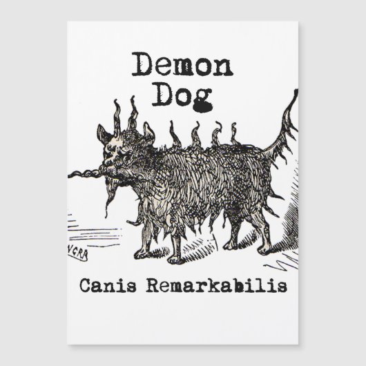 Dog Demon Vintage Funny Cute (Front)