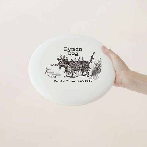 Dog Demon Vintage Funny Cute Wham_O Frisbee