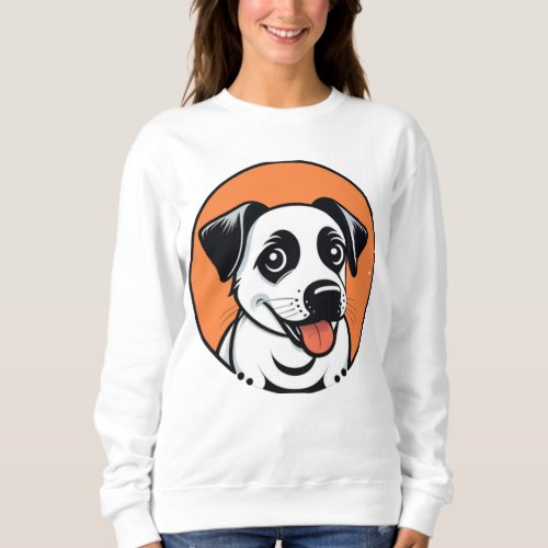Dog design sweatshirt